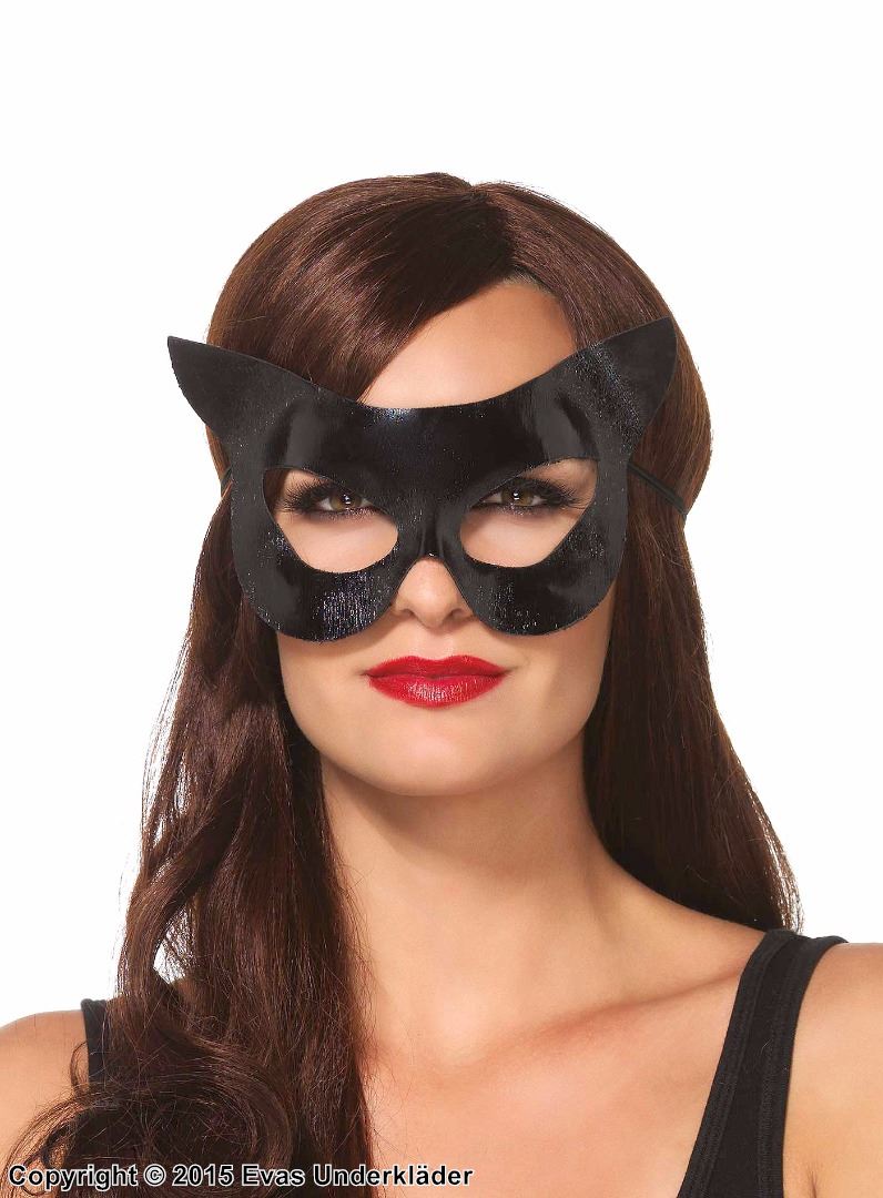 Katt (kvinne), kostyme-maske, lack